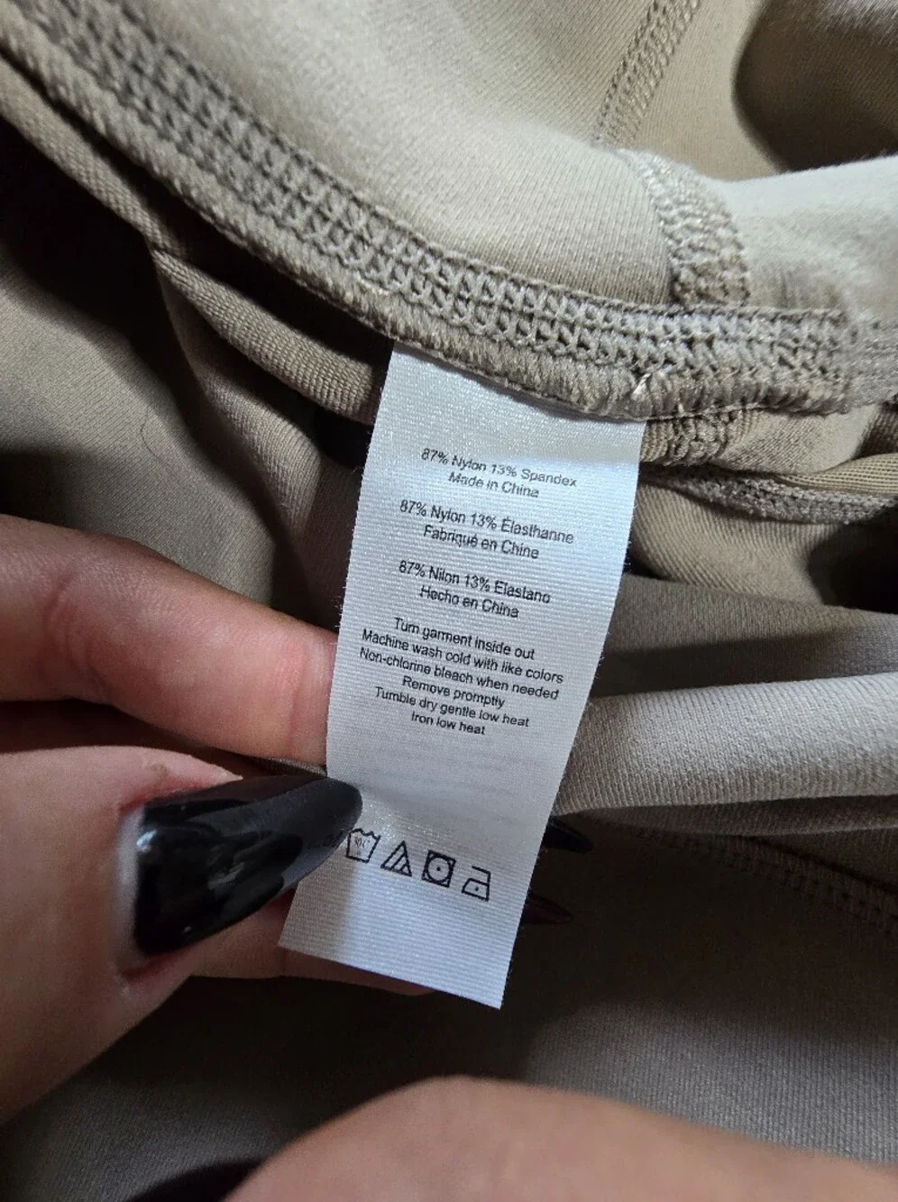 ALO Yoga Block High-Waist Leggings Gravel Size L